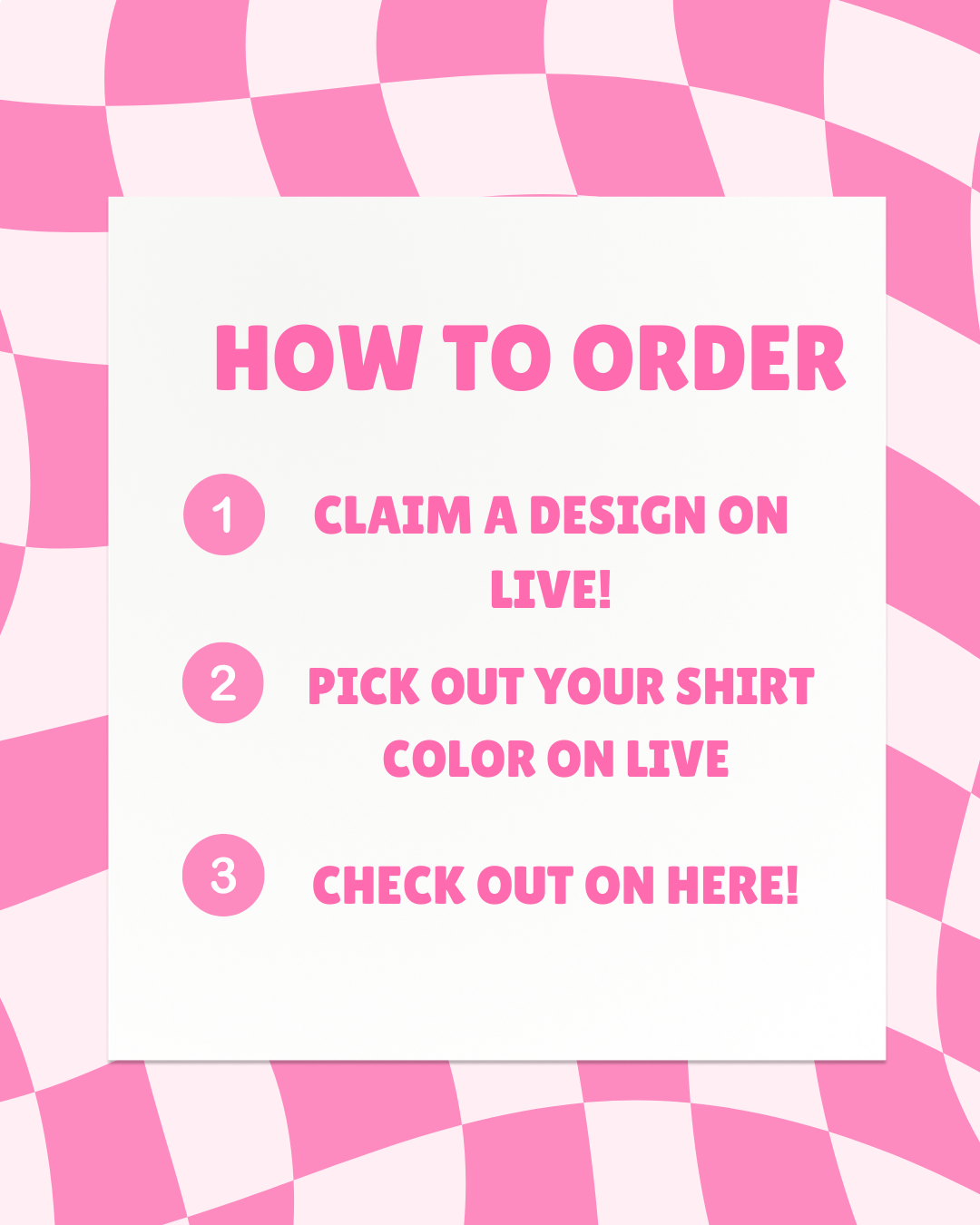 TIK TOK LIVE CUSTOM GRAPHIC TEE