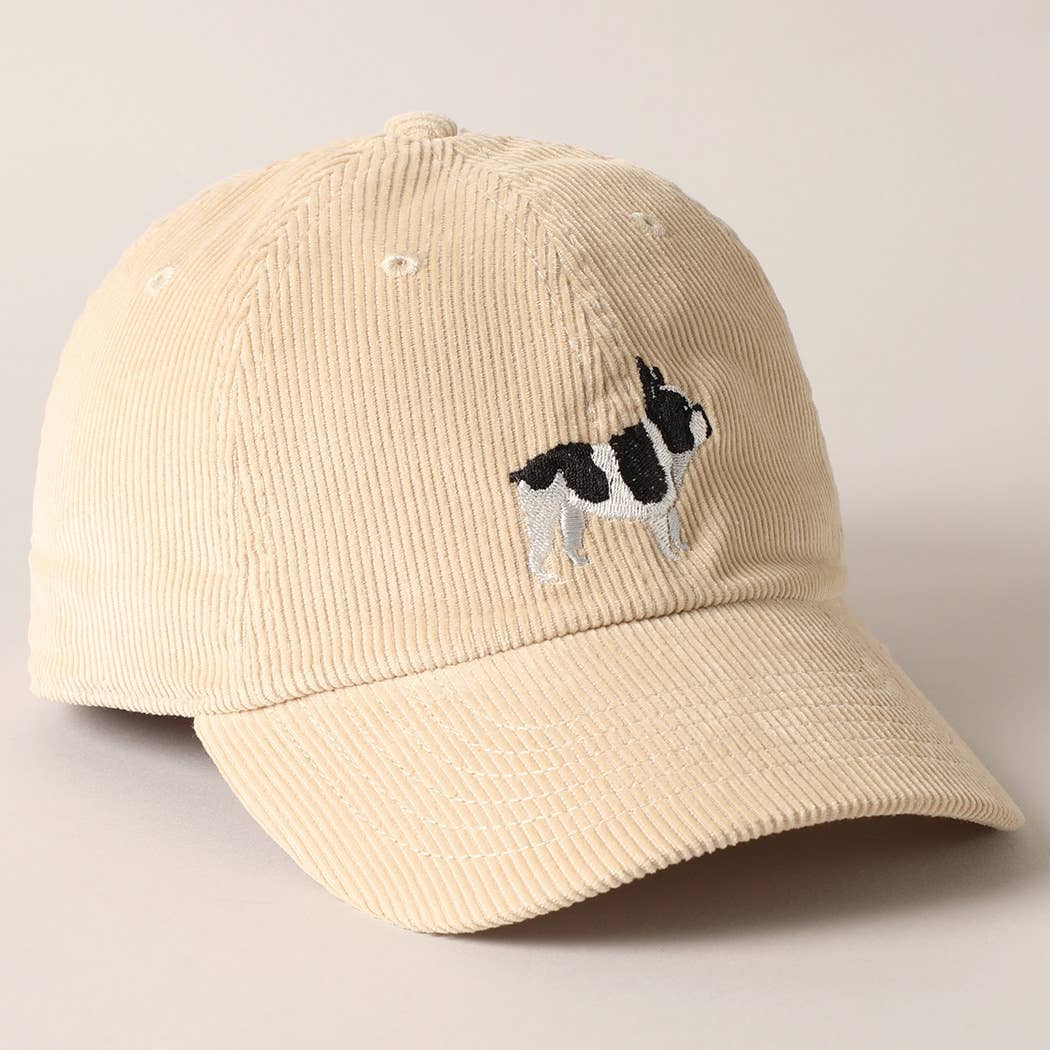 Dog Embroidered Hat