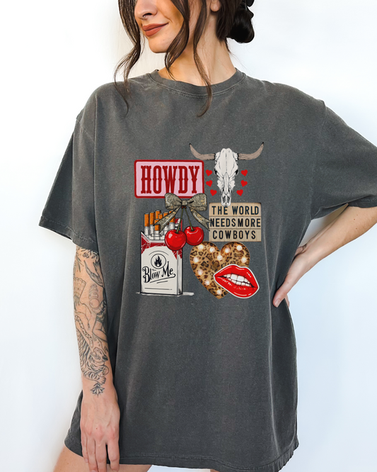 Retro Girly Western Tee