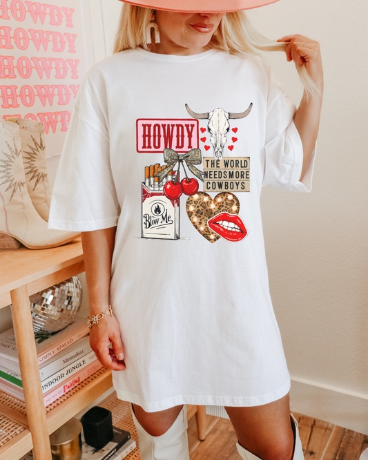 Retro Girly Western Tee