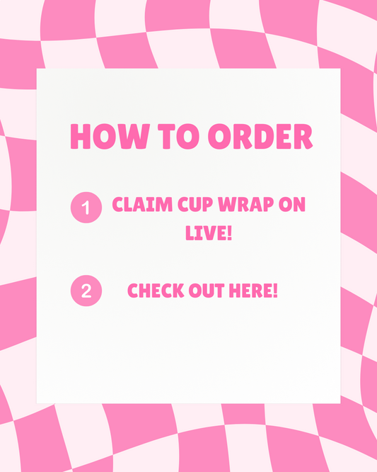 TIK TOK LIVE CUSTOM GLASS TUMBLER