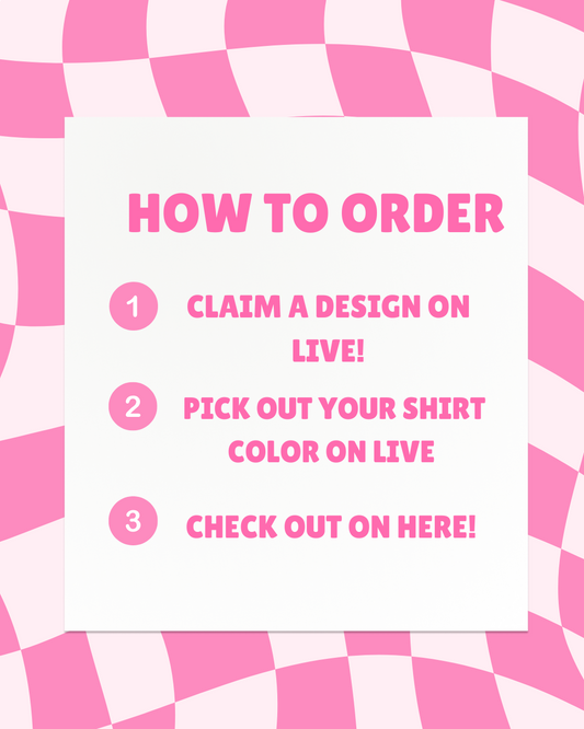 TIK TOK LIVE CUSTOM GRAPHIC TEE