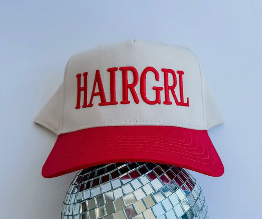 Hair Girl 3D Embroidered Trucker (PRE ORDER)
