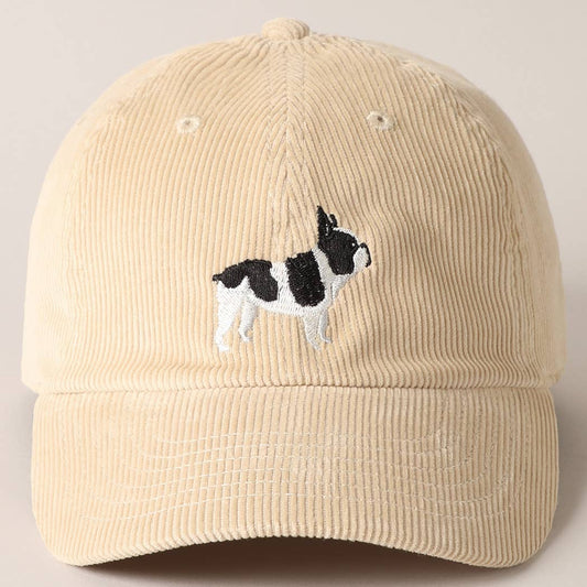 Dog Embroidered Hat