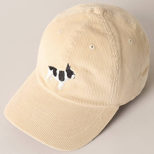 Dog Embroidered Hat